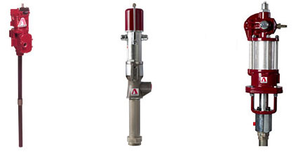 Alemite pneumatic pumps for special fluids