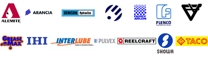 Our Brands for Centralised Lubrication Systems, Hydraulics, Pneumatics and Control