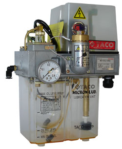 Taco unit type MC9 to lubricate spindles